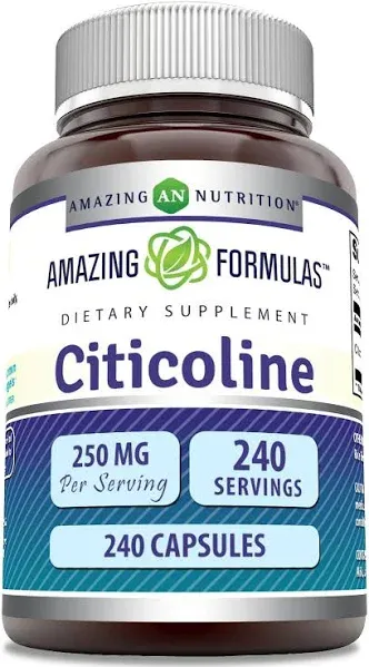 Amazing Formulas Citicoline 250 mg 120 Capsules