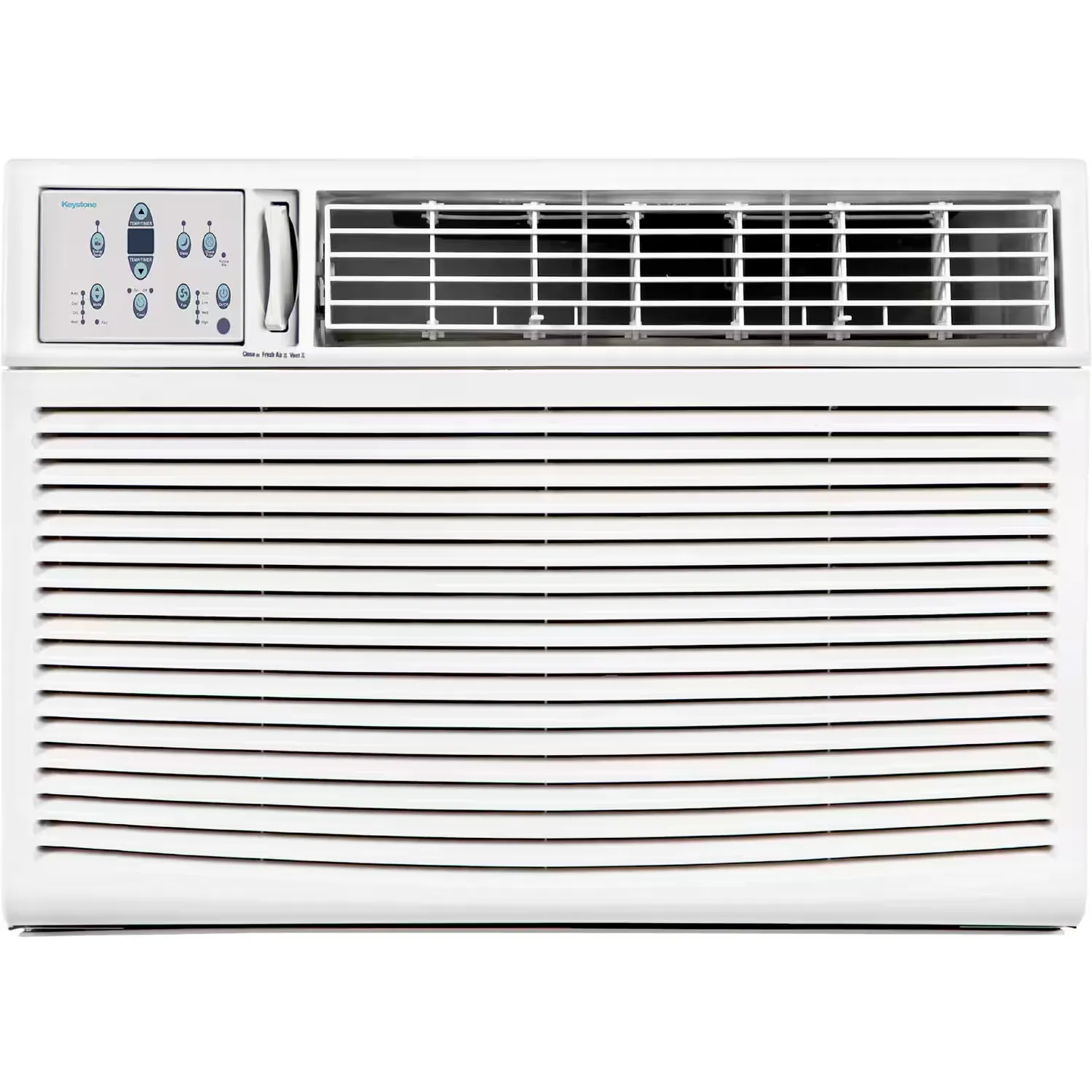 Keystone - 18,800/18,400 BTU 1,000 Sq. Ft.  Window/Wall Air Conditioner with Supplemental Heat Capability - White