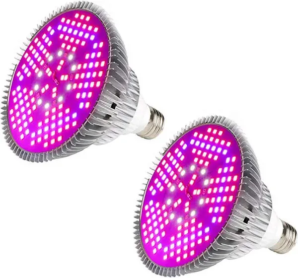 100w Led Grow Light Bulb Full Spectrumplant Light Bulb With 150 Leds For Indoor 