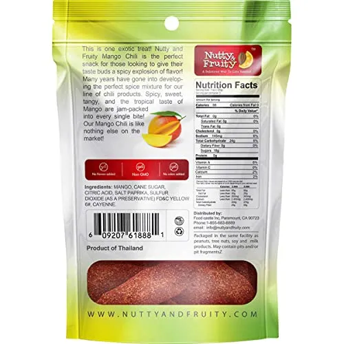 Nutty &amp; Fruity Chili Mango Gourmet Dried Fruit 30 oz