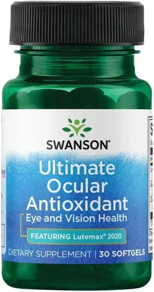 Swanson Ultimate Ocular Antioxidant 30 Sgels