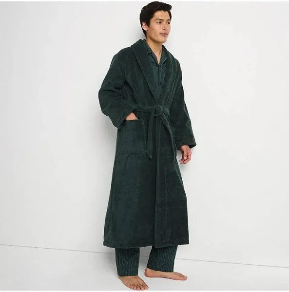 Lands' End Men's Full Length Turkish Terry Robe