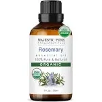 Majestic Pure Organic Rosemary Essential Oil - 100% Pure & Premium Rosemary Oil for Hair Growth