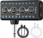 Lekato Guitar Headphone Amp Rechargeable Micro Headphone Amplifier With Multi