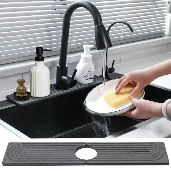 Kitchen Sink Splash Guard – Dries Instantly and Prevents Moisture Buildup, Di...