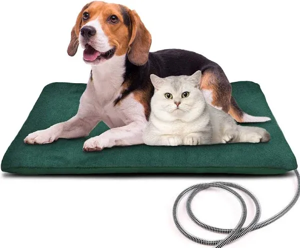 PETNF Outdoor Pet Heating Pads for Dog,Soft Electric Blanket Auto Temperature Control,Heated Mat for Dog House,Whelping Supply for Pregnant New Born Stray Feral Cat Puppy,Safe