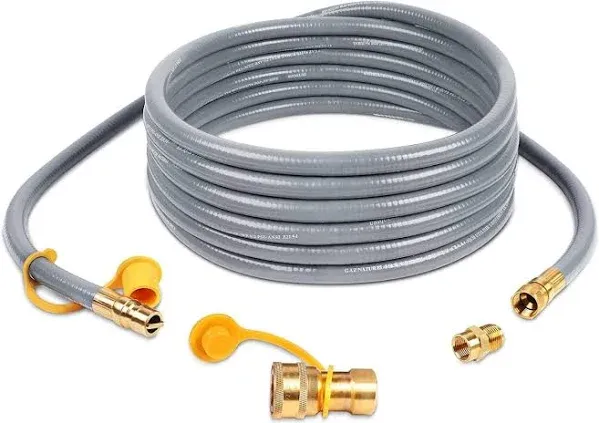 SUMNEW 1/2-Inch Natural Gas Hose with Quick Connect Fitting for BBQ, Grill, Pizza Oven, Patio Heater and More NG Appliance