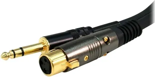 Monoprice Premier Series XLR Female to 1/4inch TRS Male 16AWG Cable