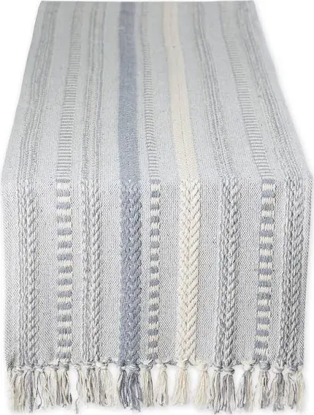 DII Braided Stripe Table Runner