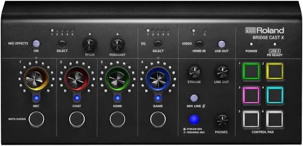 Roland Bridge Cast X Dual Bus Streaming Mixer