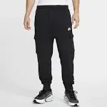 Nike Sportswear Club Fleece Men&#039;s Cargo Pants Black CD3129-010 Medium🔥