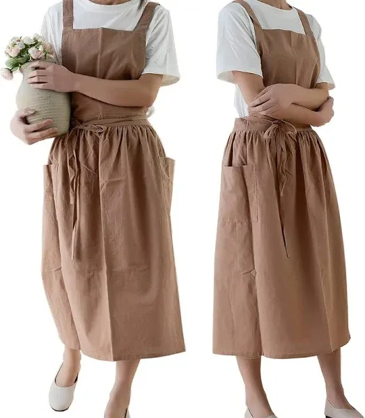 VLZUFE Women's Cross Back Apron