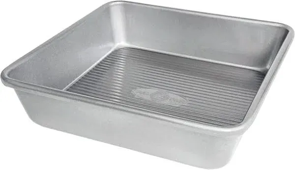 USA Pan 8 inch Square Seamless Cake Pan