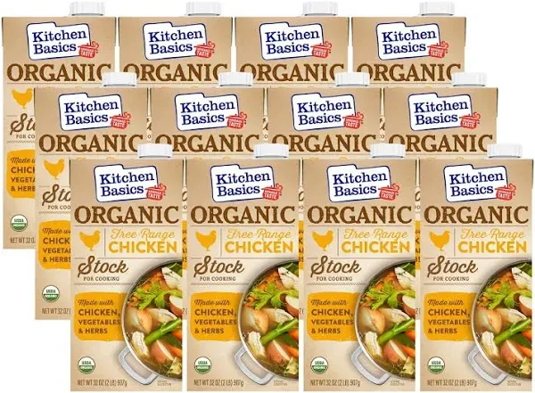 Kitchen Basics Organic Free Range Chicken Stock