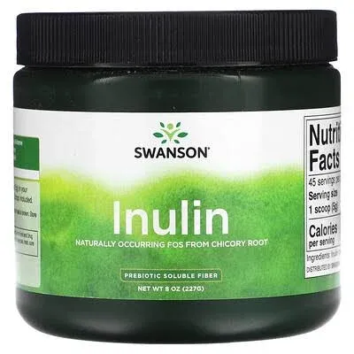 Swanson Inulin Prebiotic Soluble Fiber