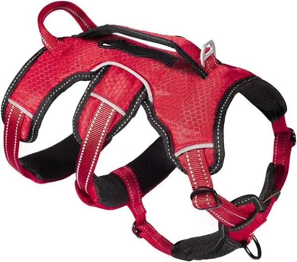 Tuff Pupper Updated For 2024 Tracker No Escape Dog Harness Dual Escape Proof Leash Attachments