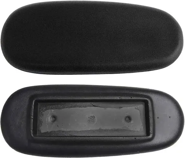 M.one Office Chair Replacement Armrest Arm Pads Caps Univeral 4" 5.5" Mounting Hole 1 Pair Black