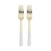 Shop Kate Spade New York With Love Tasting Forks, Set Of 2 In Gold