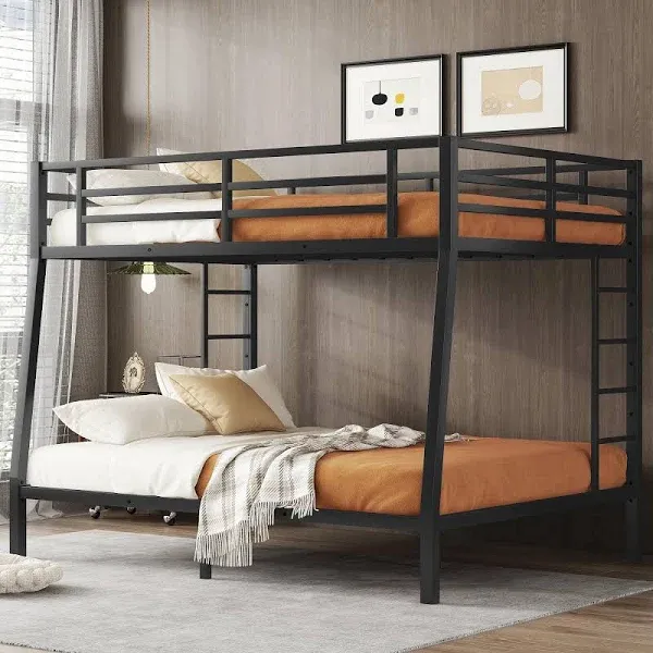 Full XL Over Queen Bunk Bed