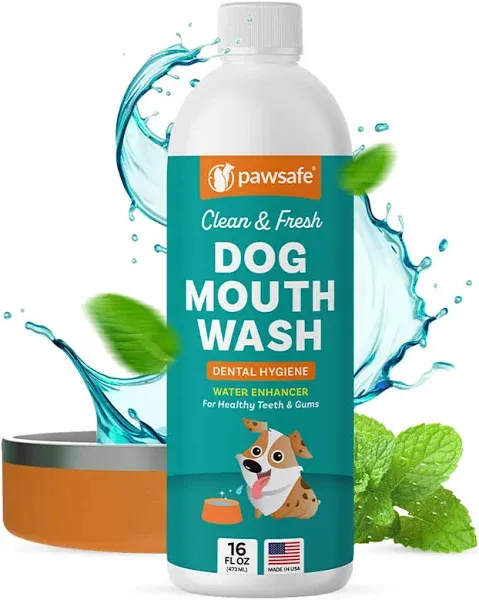 Dog Mouthwash Dental Water Additive for Fresh Breath Plaque &amp; Tartar