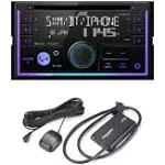 JVC KW-R950BTS 2-DIN CD Receiver BT/USB/Sirius XM/Amazon Alexa/13-Band EQ / Variable-Color Illumination with SXV300v1 Satellite Radio Tuner