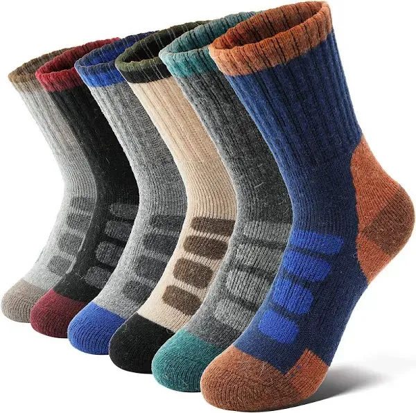 Merino Wool Hiking Socks Boys Girls Toddlers Thermal Winter Warm Boot Thick C...