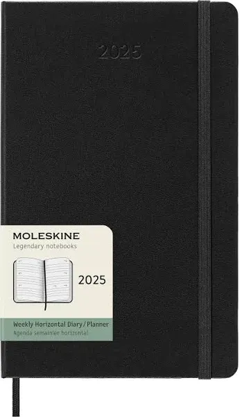 2025 Moleskine 12 Month Daily Planner - MYRTLE GREEN Softcover