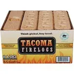 Tacoma Firelogs Pack of 8 with 1 Lighting Nugget Fire Starter