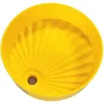 Eagle 1662 Drum Funnel with Brass Screen, 18 Diameter x 7 Height, Yellow