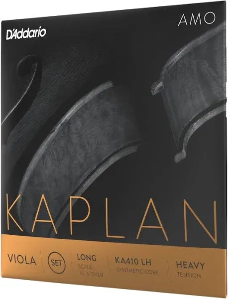 D'Addario Kaplan Amo Viola Strings - Full Set - KA410 LM - Viola Strings - Long Scale, Medium Tension