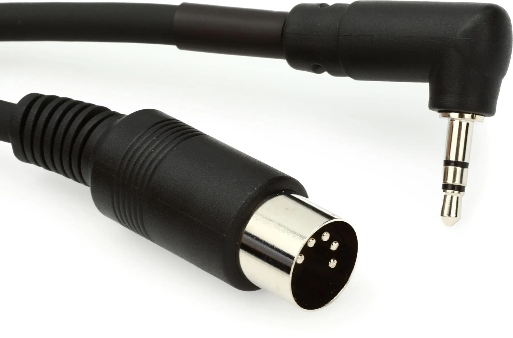 Boss BMIDI-5-35 Type A 3.5mm TRS to Male 5-pin DIN MIDI Cable - 5 foot