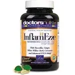 InflamEzze by Doctors Nutra - Day or Night, with Turmeric and Curcumin Supplement - Gluten-Free, 60 Capsules