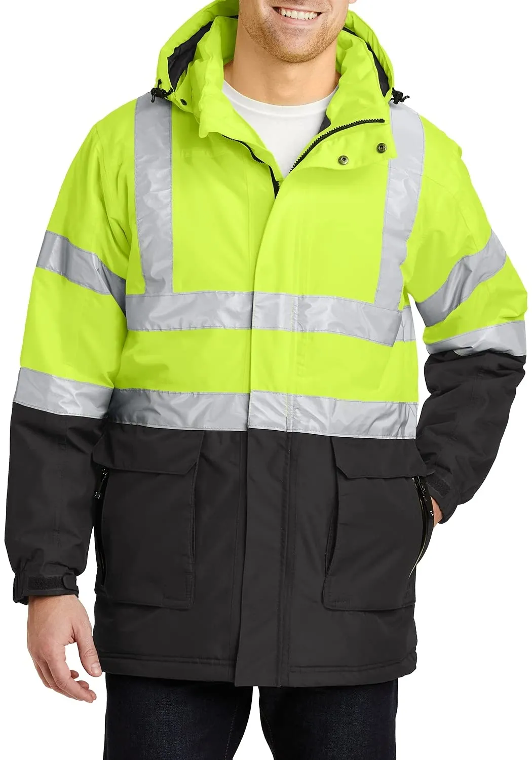 Port Authority ANSI 107 Class 3 Safety Heavyweight Parka