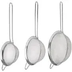 BergHOFF 3Pc Stainless Steel Graduated Strainer Set