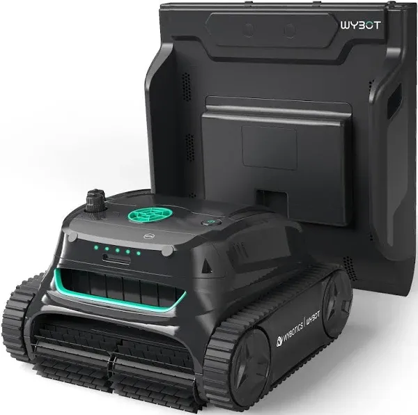 WYBOT S2 Pro High-end Cordless Robotic Pool Cleaner with Charging Dock & App