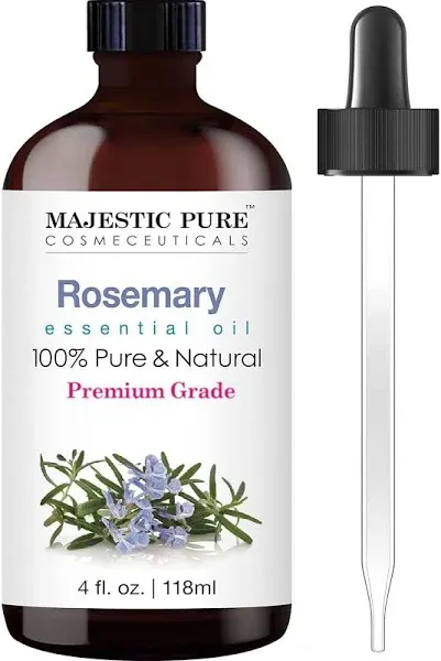 Majestic Pure Rosemary Essential Oil, Highest Quality Therapeutic Grade, 1 fl oz