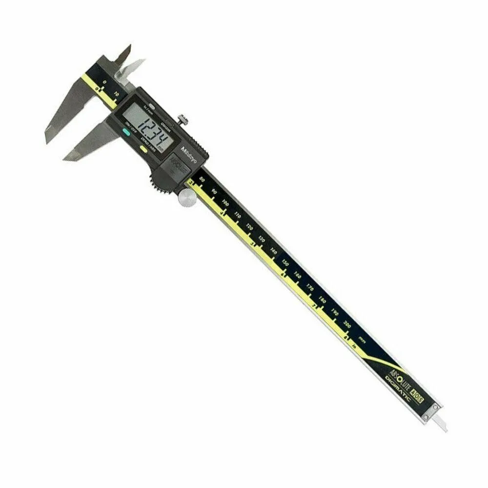 Mitutoyo Digital ABS AOS Caliper Inch/Metric 0-12" Thumb w/o Output 500-193-30