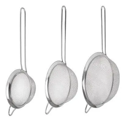 BergHOFF 3 Piece Stainless Steel Graduated Strainer Set