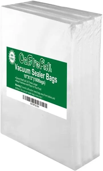 100 Pint 6&#034; x 10&#034; Vacuum Sealer Bags with BPA Free and Puncture Prevention,Va.<wbr/>..