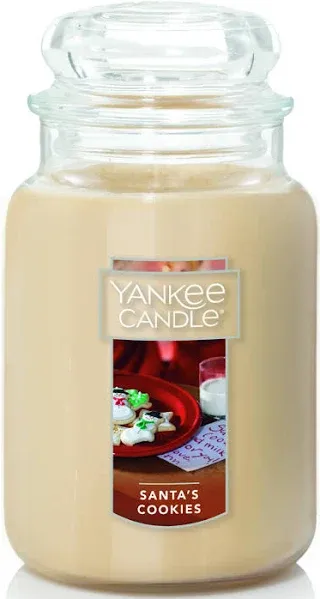 Yankee Candle Santa&#039;s Cookies 22 Oz Large Jar  Magical Christmas Morning