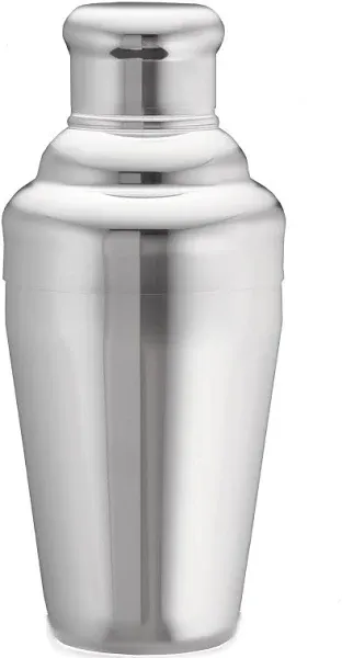 3piece Stainless Steel Cocktail Shaker 12ounce