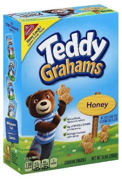 Honey Teddy Grahams Graham Snacks