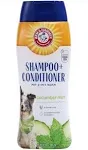 Arm & Hammer for Pets 2-In-1 Shampoo & Conditioner for Dogs | Dog Shampoo & Conditioner in One | Cucumber Mint, 20 Ounce Bottle Dog Shampoo and Conditioner for All Dogs