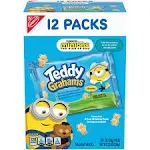 Nabisco Minions The Rise of Gru Graham Snacks, Honey, Teddy Grahams, 12 Pack - 12 pack, 1 oz packs