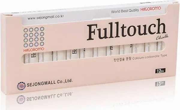 Fulltouch Color Chalk 1 Box [12 Pcs/White]