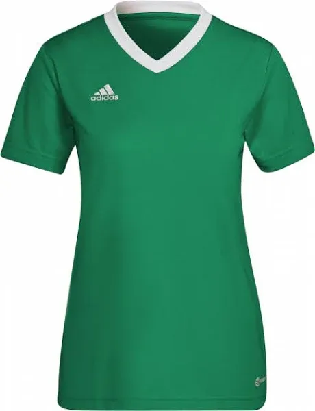 Adidas Women's Entrada 22 Soccer Jersey, Black