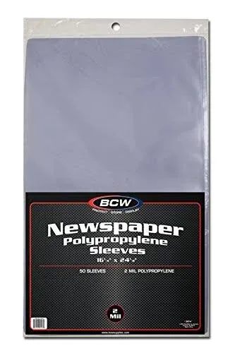 BCW Newspaper Sleeves