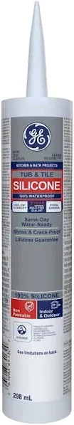 GE Silicone I Tub and Tile Sealant