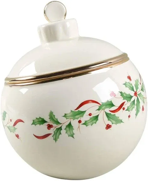 Lenox Holiday Ornament Cookie Jar