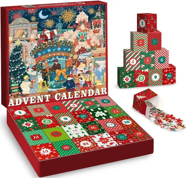 Christmas Calendar Advent Calendar Jigsaw Puzzle